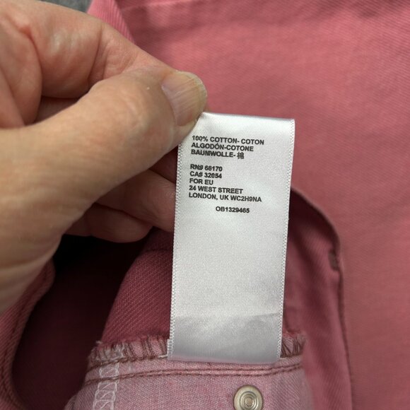 BDG Urban Outfitters High & Wide Jeans Women's Size 31 Relaxed Fit Pink Denim - Picture 8 of 15